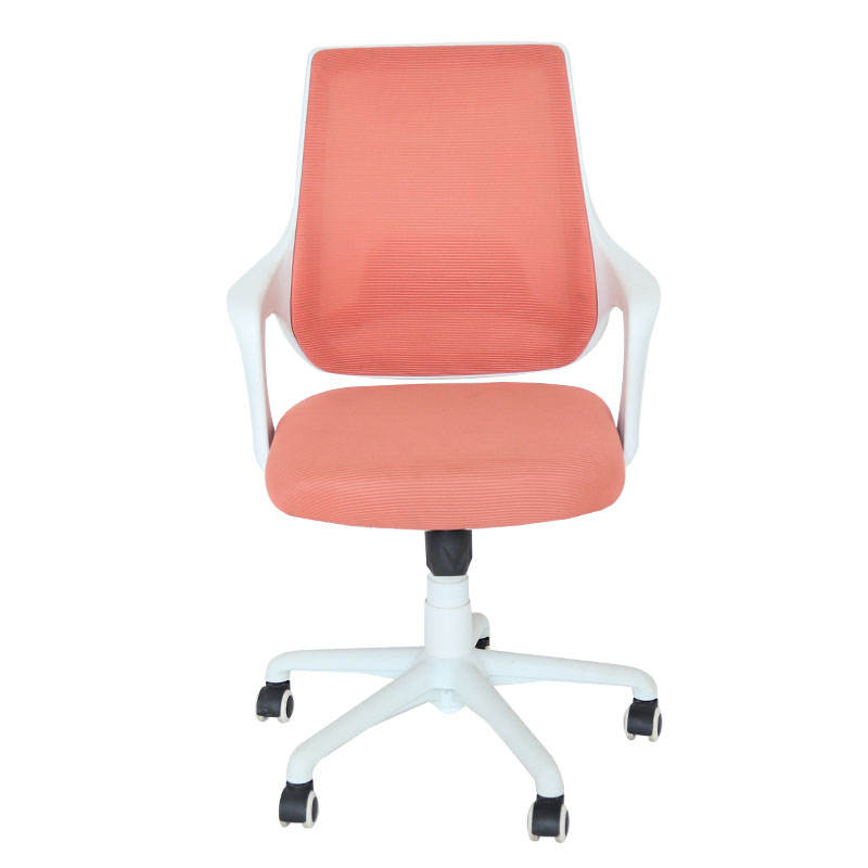 New Lumbar Support Comfortable Mesh Swivel Orange Office Chair 