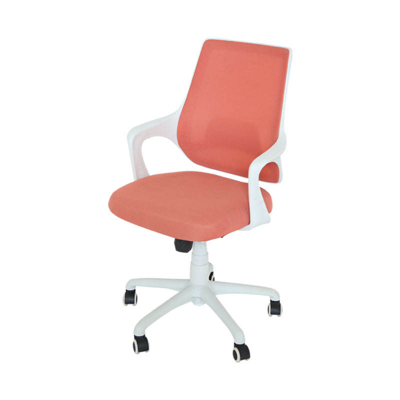 New Lumbar Support Comfortable Mesh Swivel Orange Office Chair 