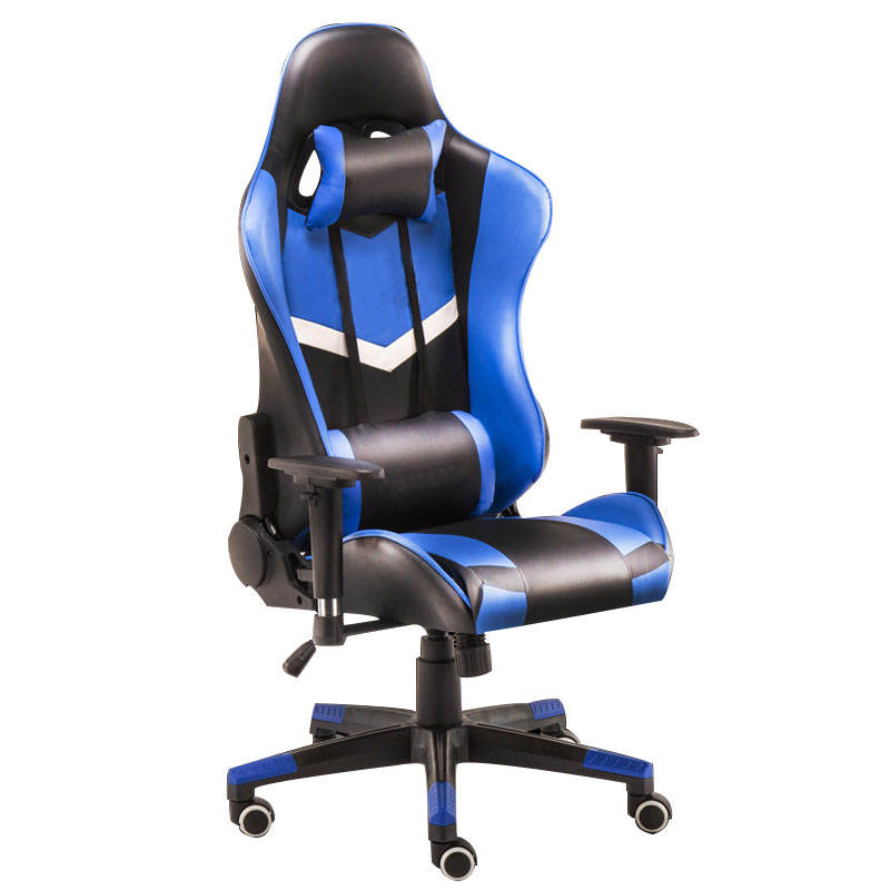 Popular PC Office Racing Computer Leather Gamer Backrest Gaming Chair With Footrest 