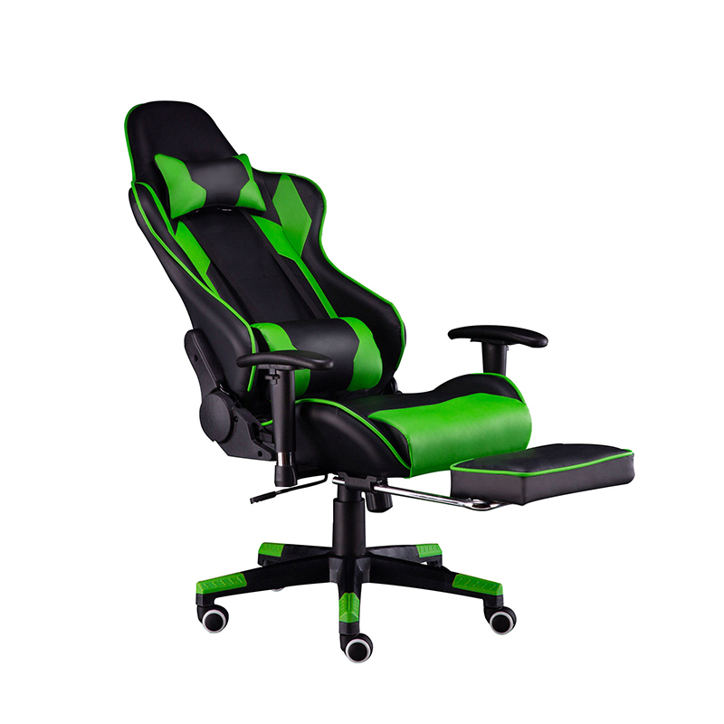Exquisite Structure Manufacturing PU PVC Racing 2021 Rgb Swivel Gaming Chair 