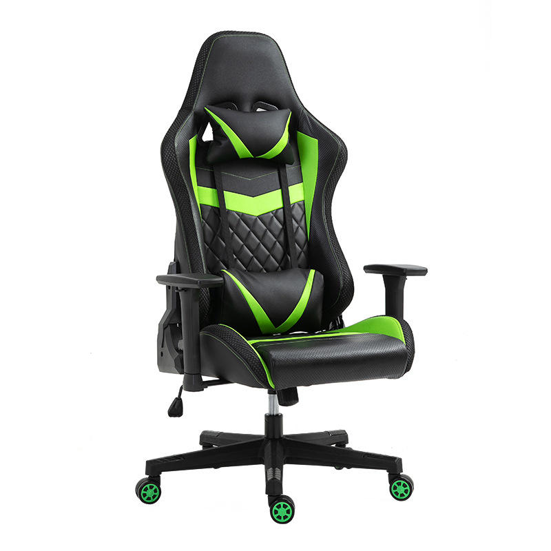 New Arrival Leather Swivel Adjustable Computer LED Gaming Chair RGB 