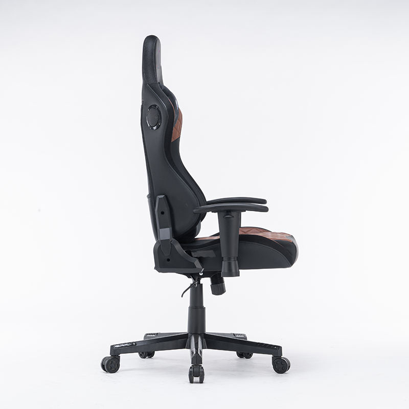 Good quality adjustable armrest custom gaming chair with rgb led light 