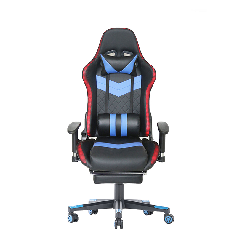 High quality ergonomic swivel pc gamer chair comfortable leather racing chair with rgb 