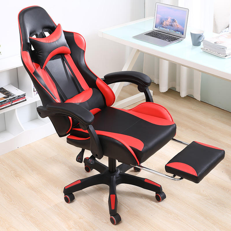 Anji High Back Red Racing Silla Games Office Furniture Gaming Chair 