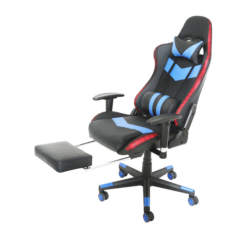 High quality ergonomic swivel pc gamer chair comfortable leather racing chair with rgb 