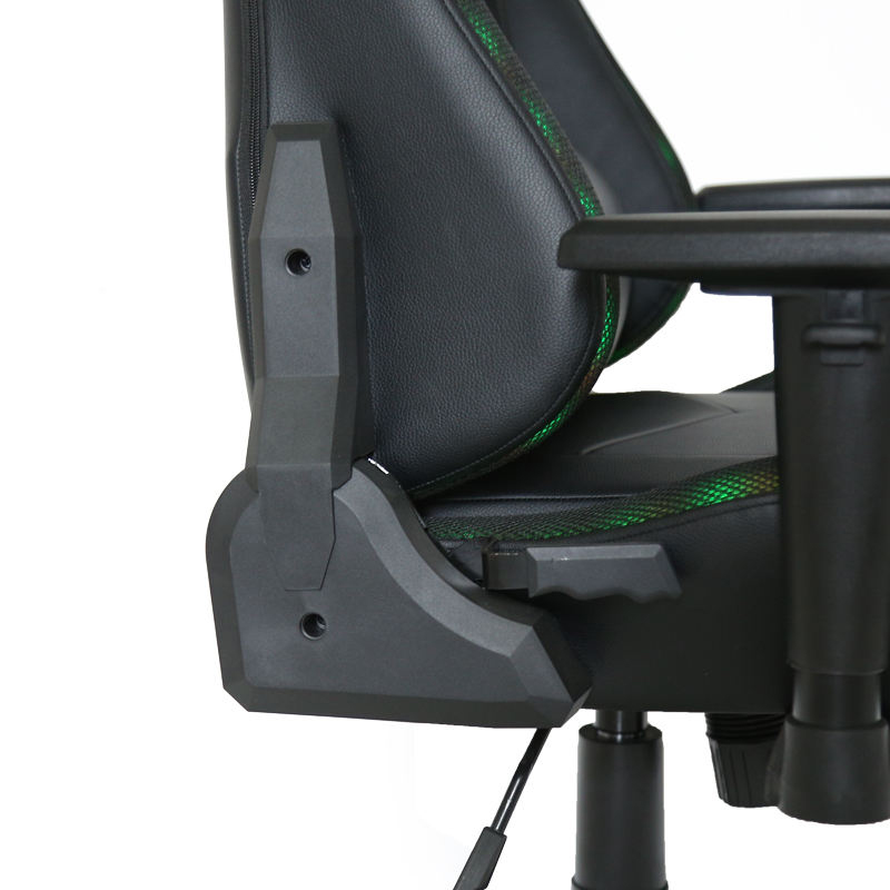 China Hot Sale PC Office Racing Chair Reclining E-Sports Gaming Chair With Led Lights 