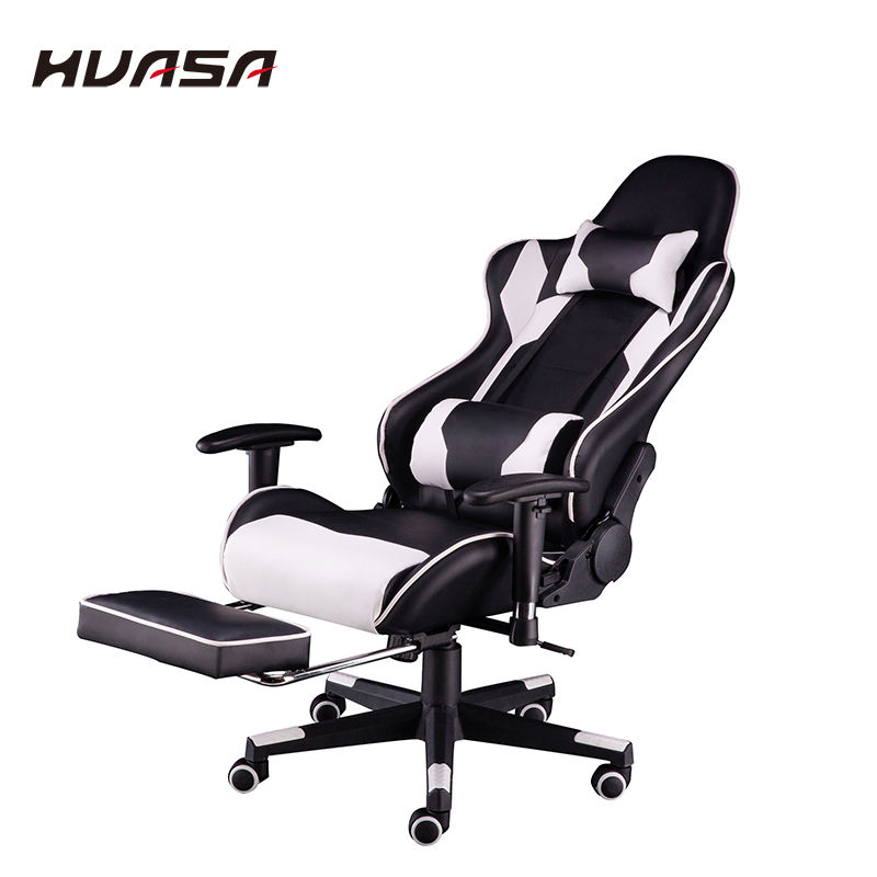 Professional Manufacture Cheap PU PVC Blue Racing Gaming Chair 
