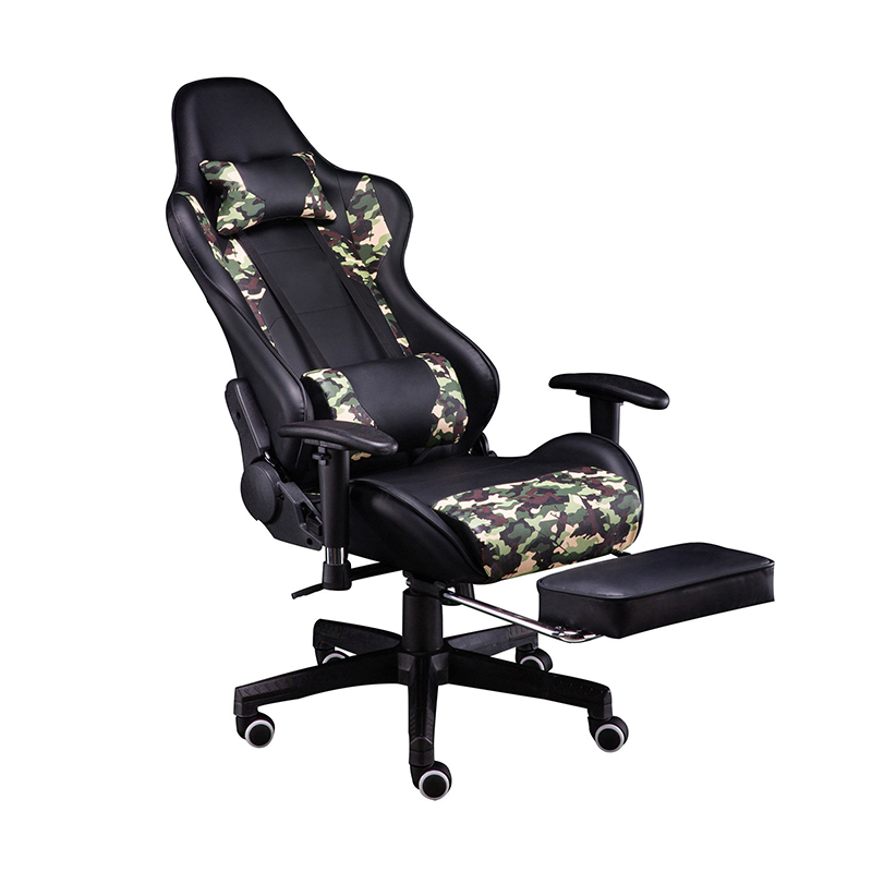 Exquisite Structure Manufacturing PU PVC Racing 2021 Rgb Swivel Gaming Chair 