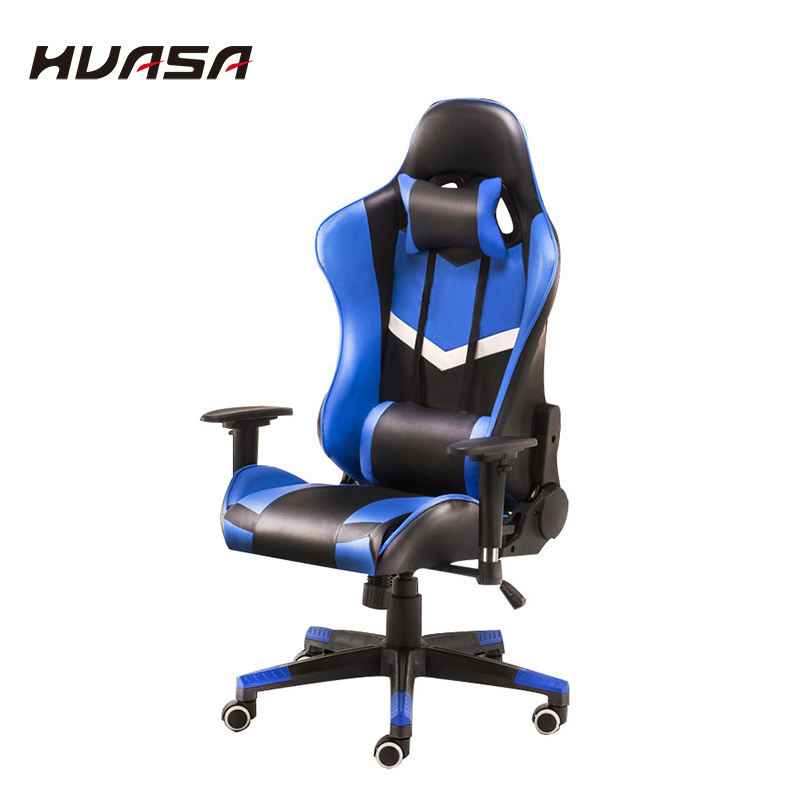 Popular PC Office Racing Computer Leather Gamer Backrest Gaming Chair With Footrest 