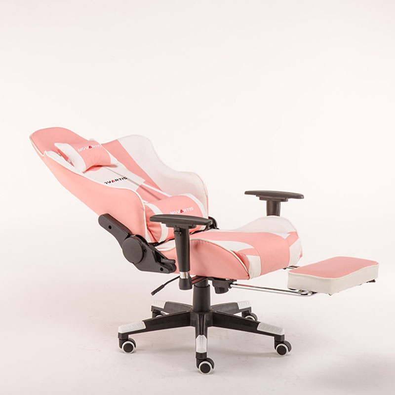 Wholesale High Quality PU PVC Modern Racing Pink Gear Gaming Chair 