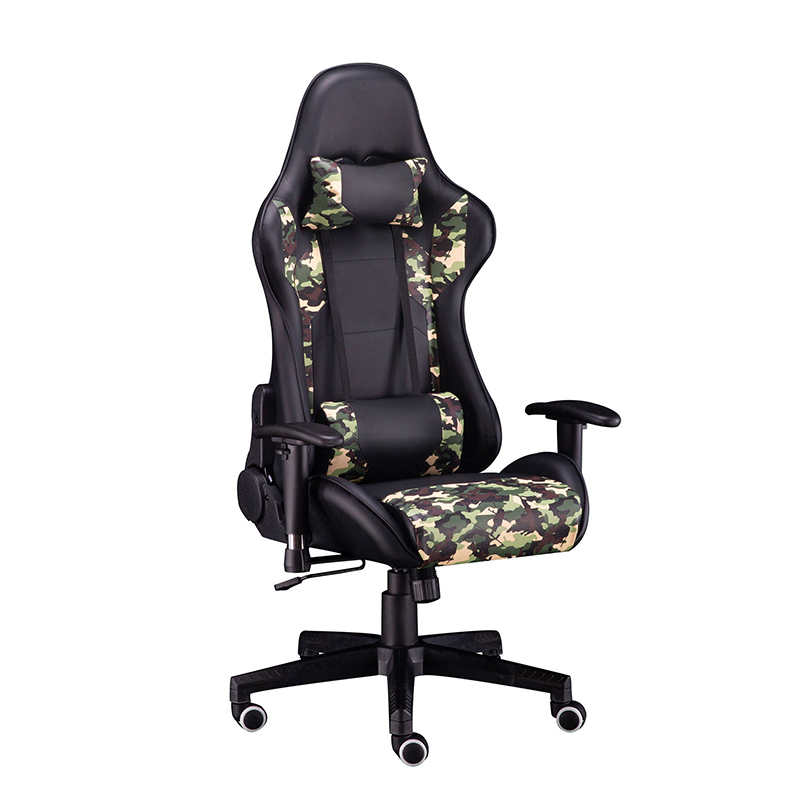 OEM/ODM car seat racing style green rgb gaming office chair 