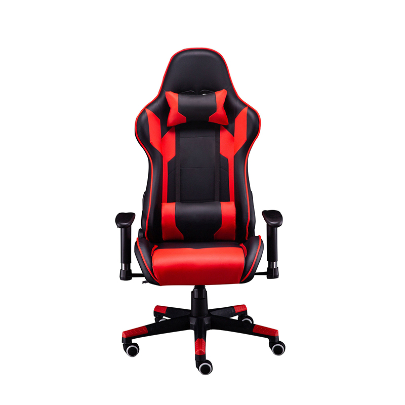 Modern Office Silla Gamers Black And Red Luxurious Leather Gaming Chair 