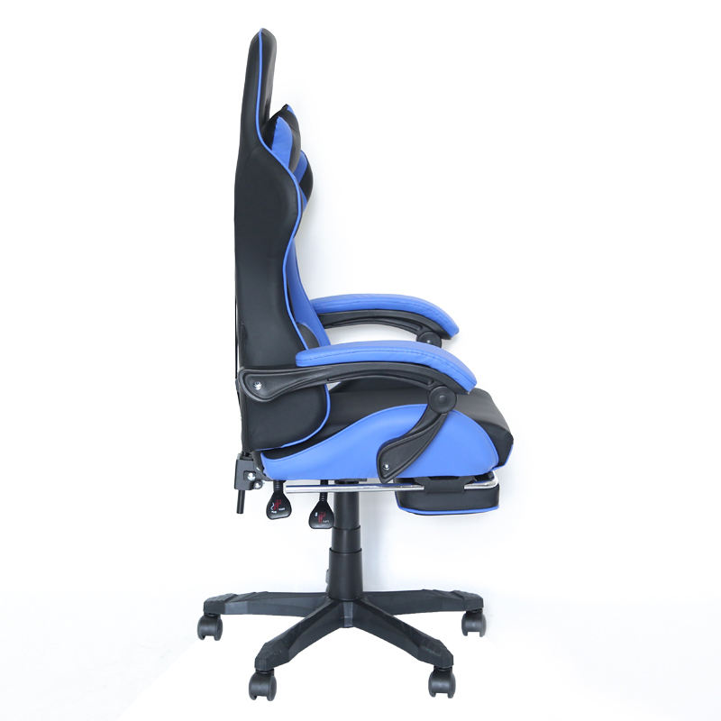 2021 New High Back Computer Gaming Office Chair Blue 