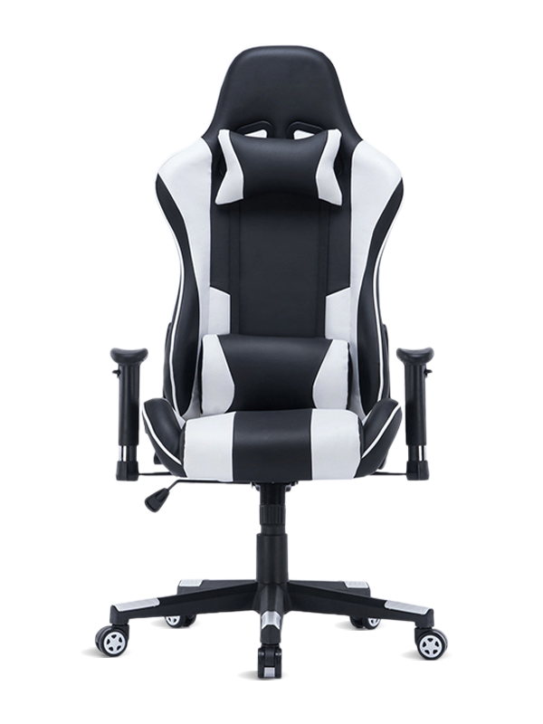Custom embroidery logo 2D armrest rgb gamer gaming recliner chair 