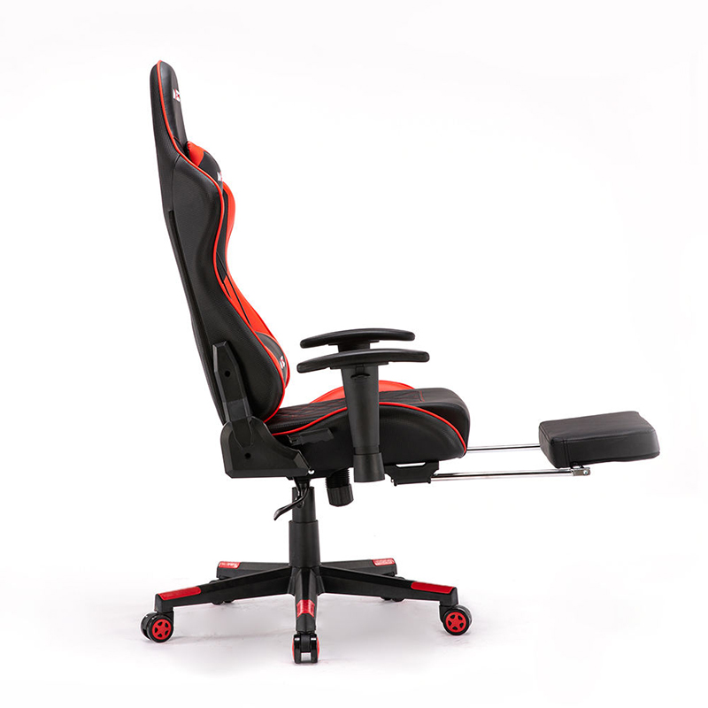 Modern ergonomic comfortable leather gaming chair with footrest and headrest HS-8020 