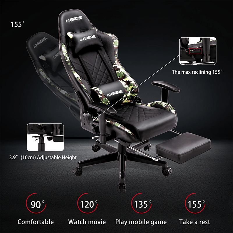New design leather gaming chair multifunctional good quality office chair HS-8020 