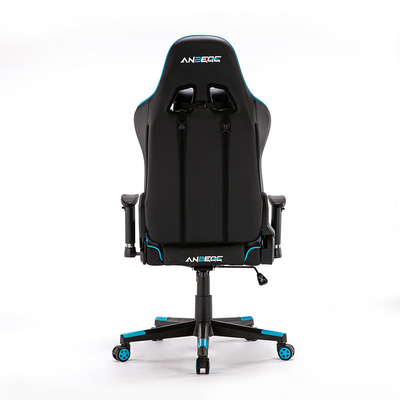 Free sample high back gaming chairs gaming chair high quality with footrest and lumbar pillows 