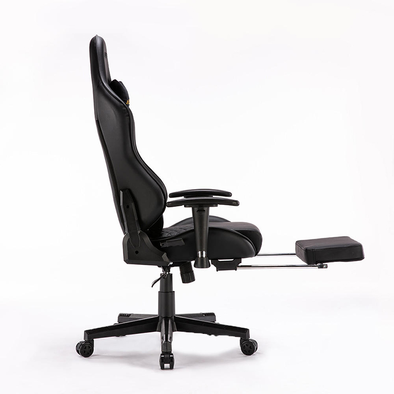 Hot selling black leather gaming chair reclining chair lift HS-9025  