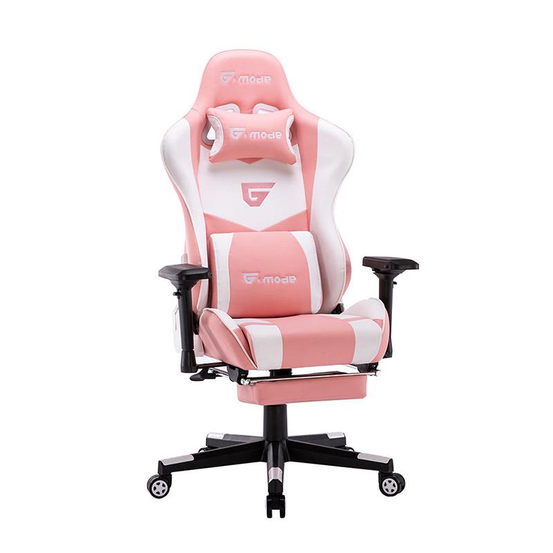 Executive ripple pink leather office gaming chair HS803-1 