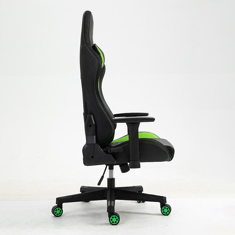 Racing Style Colorful Pu Leather Chair Gamer Cheap Adjustable Armrest Racing Gaming Chair 