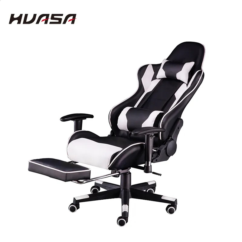Hot Selling Good Quality PU PVC Racing Massage Black And Red Gaming Chair 