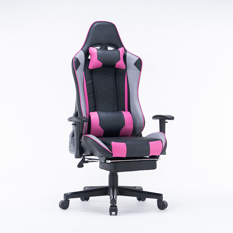 Hot sell adjustable computer office modern purple gaming chair with rgb 