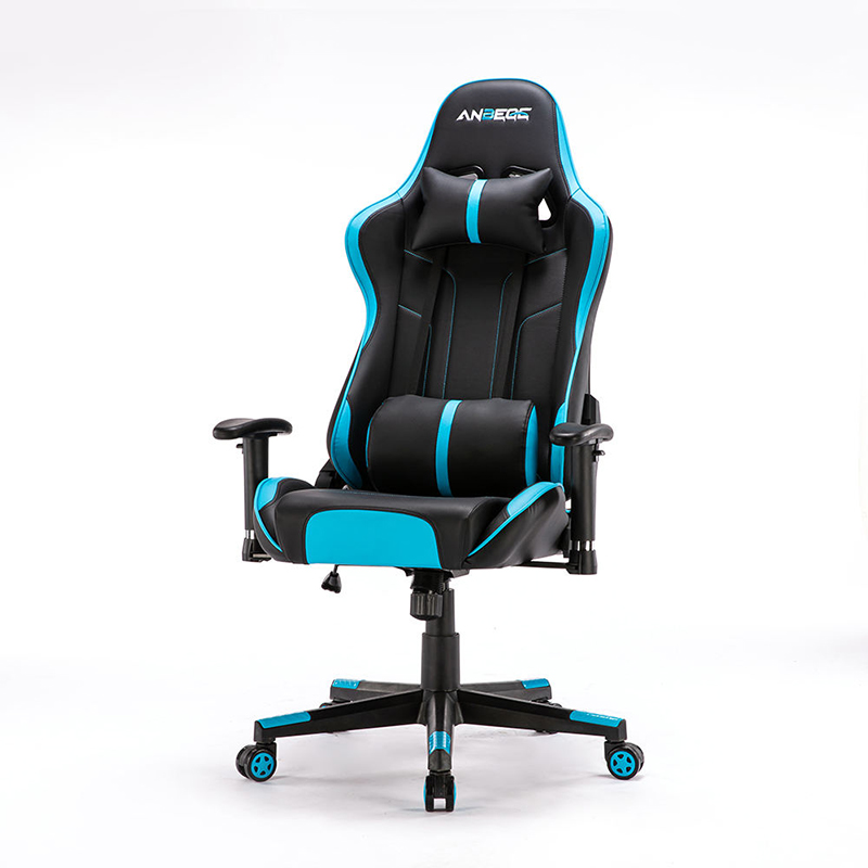 Free sample PC gaming chair with removable head and Lumbar Pillows HS-8010 